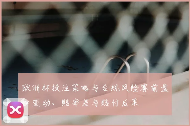 欧洲杯投注策略与合规风险赛前盘口变动、赔率差与赔付后果