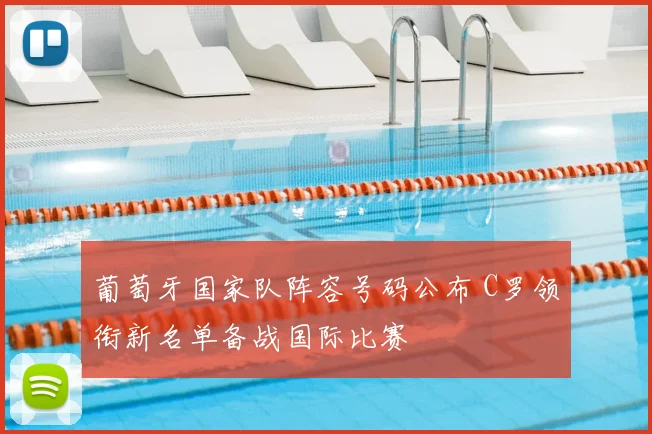 葡萄牙国家队阵容号码公布 C罗领衔新名单备战国际比赛