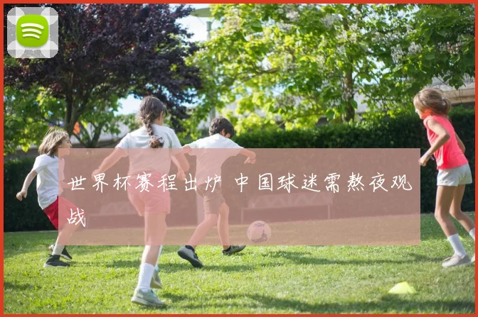 世界杯赛程出炉 中国球迷需熬夜观战